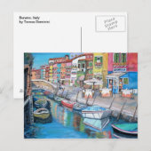 Burano, Venetië - Briefkaart (Voorkant / Achterkant)