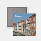 Burano Venice Magnet (Voorkant / Achterkant)
