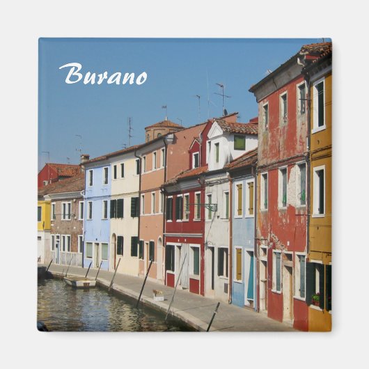 Burano Venice Magnet (Voorkant)