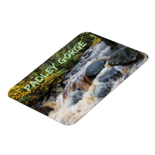 Burbage Brook in Full Spate, Padley Gorge, Verenig Magneet (Linkerzijde)