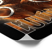 Burbaloni Luliloli Italiaanse hersenrot Capybara m Poster (Hoek)