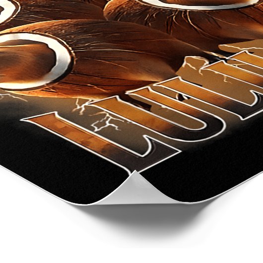 Burbaloni Luliloli Italiaanse hersenrot Capybara m Poster (Hoek)