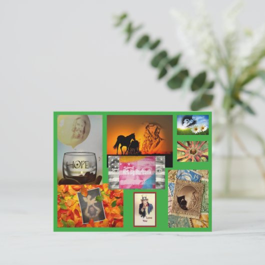 Burbank-Briefkaarten - Kunst van Burbank Briefkaart (Staand voorkant)