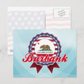 Burbank, CA Briefkaart (Voorkant / Achterkant)