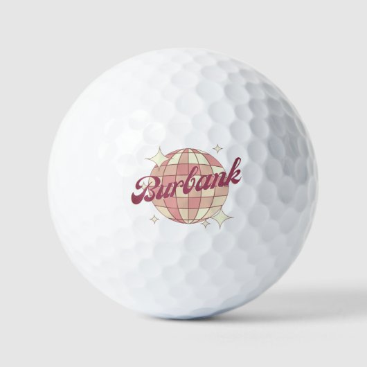 Burbank California accessoire golfspeler Golfballen (Voorkant)