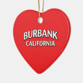 Burbank California Keramisch Ornament (Links)