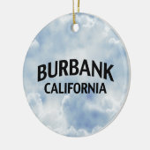 Burbank California Keramisch Ornament (Links)