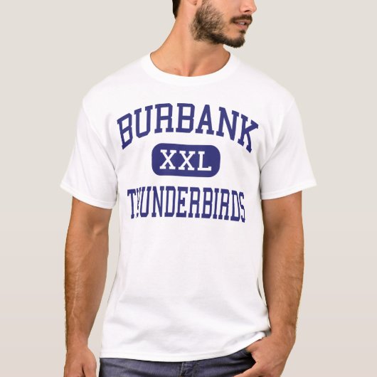 Burbank Thunderbird Middle Boulder Colorado T-shirt (Voorkant)