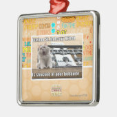 Burbon St. Balcony Kitteh Metalen Ornament (Links)