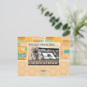 Burbon St. Balkon Kitten Briefkaart (Staand voorkant)