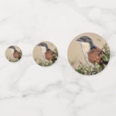 Burchell's Coucal Confetti (Achterkanten)