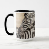 Burchells zebra's nekgevecht mok (Links)