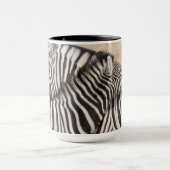 Burchells zebra's nekgevecht mok (Midden)