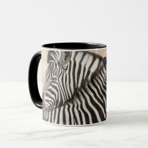 Burchells zebra's nekgevecht mok