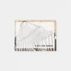 Burchells zebras nekken post-it® notes