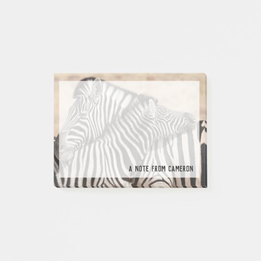 Burchells zebras nekken post-it® notes (Voorkant)