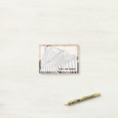Burchells zebras nekken post-it® notes (Op bureau)