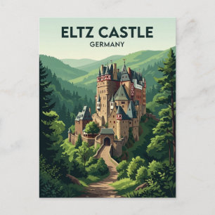Burcht Eltz Duitsland Briefkaart