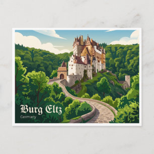 Burcht Eltz Wierschem Duitsland Briefkaart