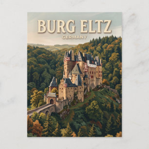 Burcht Eltz Wierschem Duitsland Briefkaart