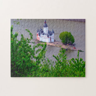 Burcht Pfalzgrafenstein Duitsland. Legpuzzel