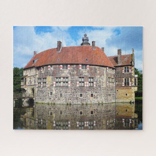 Burcht Vischering Duitsland. Legpuzzel (Horizontaal)
