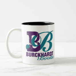 Burckhardt Books Logo Koffiemok | Cadeau voor Boek Tweekleurige Koffiemok
