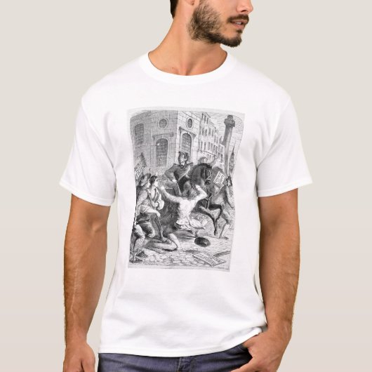 Burdett Riot, 1810 T-shirt (Voorkant)