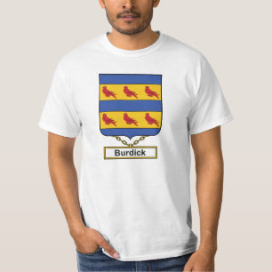 Burdick Family Crest T-shirt