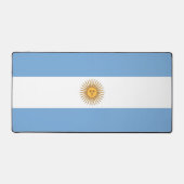 Bureaaronderlegger met vlag van Argentinië Bureaumat (Voorkant)