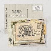  bureau Briefkaart We zijn verhuisd (Voorkant / Achterkant)