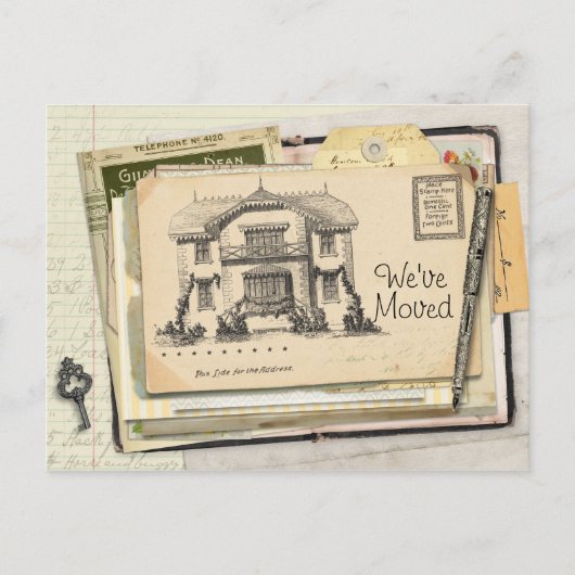 bureau Briefkaart We zijn verhuisd (Voorkant)