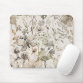 Bureau cool - beige ivoor mooi decor muismat (Met muis)
