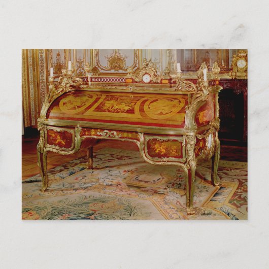 Bureau du Roi door Oeben en Riesener Briefkaart (Voorkant)