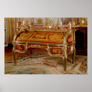 Bureau du Roi door Oeben en Riesener Poster
