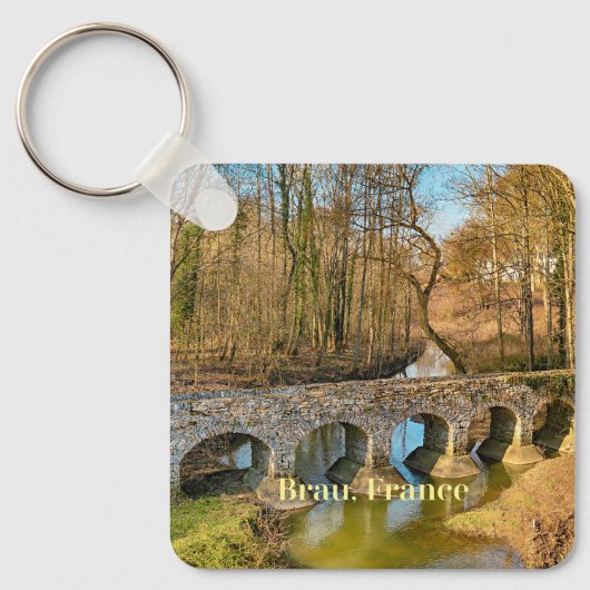 Bureau, Frankrijk Sleutelhanger (Voorkant)