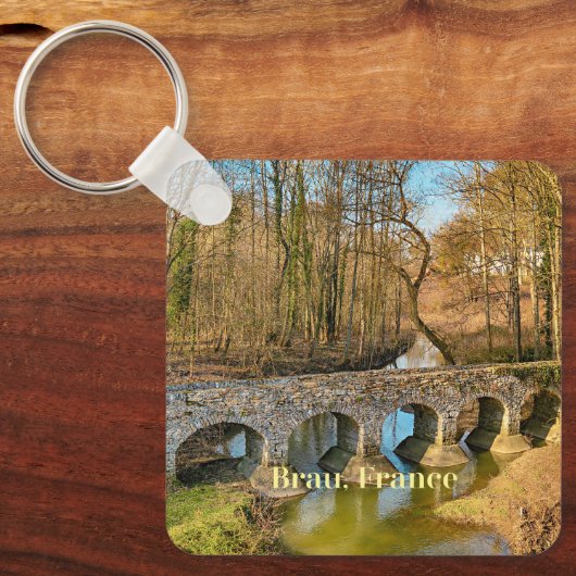Bureau, Frankrijk Sleutelhanger (Voorkant)