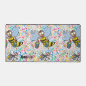 Bureau Mat Bumblebee Schilderen (Voorkant)