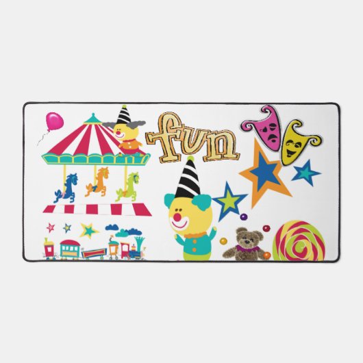 Bureau Mat Circus Carnaval Plezier (Voorkant)