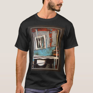 Bureau met pen t-shirt