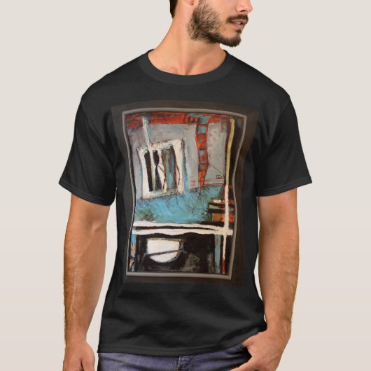 Bureau met pen t-shirt (Voorkant)