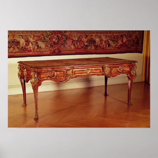 Bureau plat, Frans, Cressent, 1730 Poster (Voorkant)
