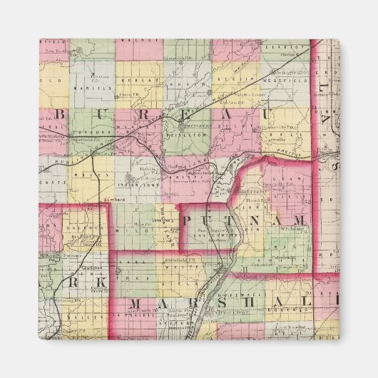 Bureau, Putnam, Stark, Marshalleilanden Magneet (Voorkant)