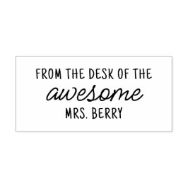 Bureau van de geweldige zelfinkende rubberen stemp  zelfinktende stempel