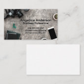 Bureau van de kunstenaar  visitekaartje (Voorkant / Achterkant)