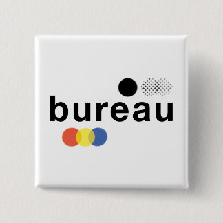 bureau vierkante button 5,1 cm