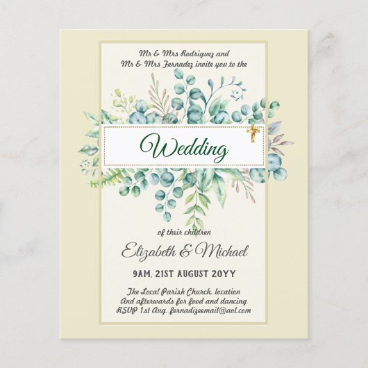 BUREAU VOOR Christelijke WEDDING Greenery (Voorkant)