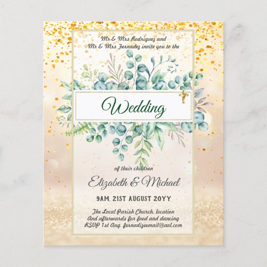 BUREAU VOOR Christelijke WEDDING Greenery (Voorkant)