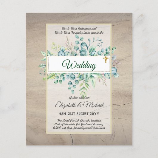 BUREAU VOOR Christelijke WEDDING Greenery (Voorkant)