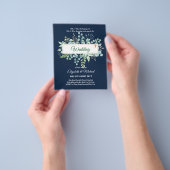 BUREAU VOOR Christelijke WEDDING Greenery Flyer (Hand)